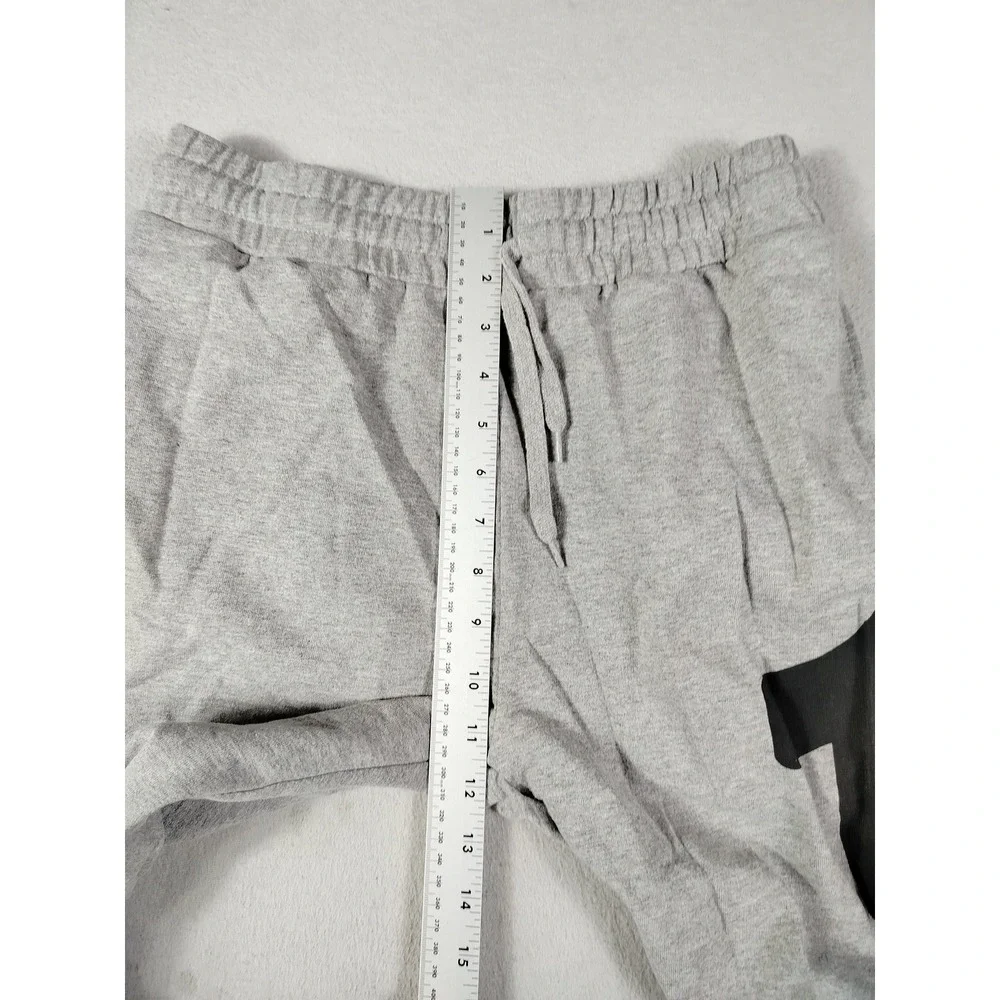 True Religion Jogger Pants Mens Medium Gray Fleece Sweatpants Loungewear Casual